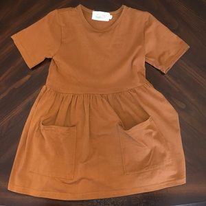 Toddler girl short sleeve dress
